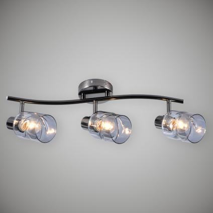 Спот DA5964/3 BK черный жемчуг 3x60W E14 h200, HN21